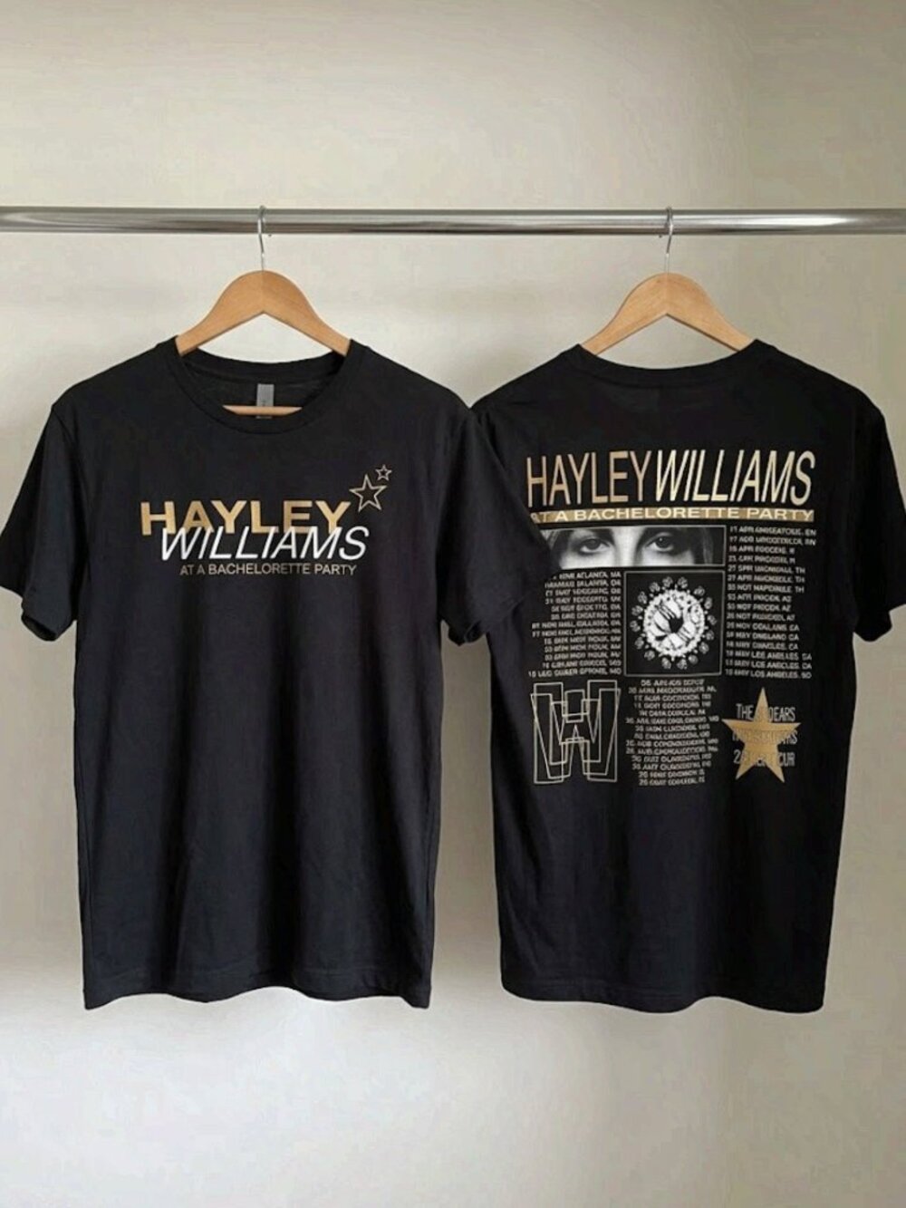 Hayley Williams Bachelorette Party Tour 2026 T-Shirt Reprint